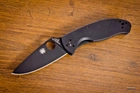 Кишеньковий ніж Spyderco Tenacious G-10 Black Blade (870431) - зображення 5