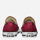 Trampki damskie do kostki Converse All Star Ox M9691 36 Bordowe (886952782436) - obraz 7