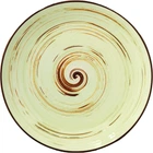 Тарілка кругла Wilmax Spiral Pistachio 25.5 см (WL-669114 / A)