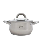 Кастрюля со стеклянной крышкой Krauff Steil 26-238-074 2.5 л 18 см серебристая