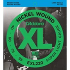 Струны DAddario EXL220 XL 40-95 Super Light 4-string