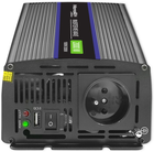 Przetwornica samochodowa Qoltec Monolith 2000 MS Wave 1000 W/2000 W 12 V na 230 V (5901878519265) - obraz 4