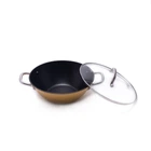 Кастрюля с крышкой чугунная Gipfel Select Orange GP-2145 26 см 3 л оранжевая