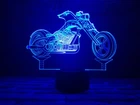 Змінна пластина для 3D-світильників "Мотоцикл 3" 3DTOYSLAMP