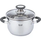 Кастрюля с крышкой Krauff Moxie 26-238-080 22 см 5 л серебристая
