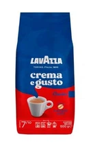 Кофе Lavazza Crema e Gusto Classico в зернах 1 кг насыщенная смесь арабики и робусты