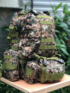 Рюкзак тактический UTM Tactics camouflage №2-55л, стропы MOLLE - изображение 7