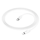 Кабель Hoco Type-C to Lightning Magic silicone PD charging data cable X87 |1m, 3A, 20W| white
