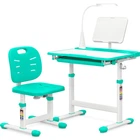 Комплект парта и стул Evo-kids Evo-17 Ergo (стол+стул+полка+лампа) Green,Evo-17 Z Ergo