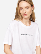 Koszulka damska oversize Tommy Hilfiger WW0WW42067-YCF M Biała (8720636801803) - obraz 4