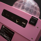 Портативна колонка N-Gear Bluetooth з двома мікрофонами DiscoBlock 410P Pink (8719327187586) - зображення 6