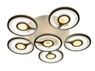 Потолочная LED люстра, светильник светодиодный Sunlight белый 1501 (630) WHT