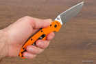 Карманный нож Ontario RAT Model 1 Satin Plain Edge (ON8848OR) Orange - изображение 9