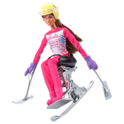 Лялька з аксесуарами Mattel Barbie Winter Sports Para Alpine Skier 30 см (194735015627) - зображення 3