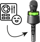 Mikrofon karaoke N-Gear Bluetooth STARMIC S20LS Silver (8720589823174) - obraz 3