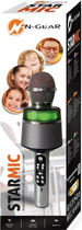 Mikrofon karaoke N-Gear Bluetooth STARMIC S20LS Silver (8720589823174) - obraz 7