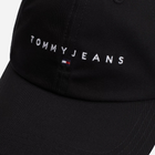 Кепка жіноча літня Tommy Jeans AW0AW16868-BDS One Size Чорна (8720636860787) - зображення 3