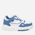 Sneakersy damskie Big Star NN274670 39 Biało-błękitne (5900714741662)