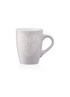 Чашка Ardesto Heart 330 мл сіра AR3467GR