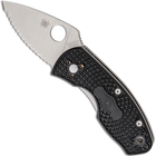 Складной нож Spyderco Ambitious 8Cr13MoV serrated black C148SBK