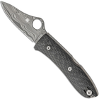 Складной нож Spyderco SpyOpera Carbon Fiber Damasteel Thor C255CFPD