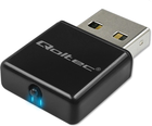 Adapter Wi-Fi Qoltec Ultra Fast Mini Wireless USB NANO WiFi Black (5901878569864) - obraz 3