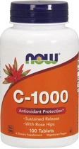 Витамин С NOW C-1000 with rose hips 100 таб