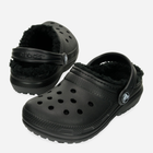 Chodaki chłopięce ocieplane Crocs Classic Lined Clog Kids 207010-060 34-35 Czarne (191448702257) - obraz 3