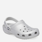 Дитячі крокси для дівчинки Crocs Classic Glitter Kids Clog T 206992-0IC 27-28 Серебристі (196265550418) - зображення 2