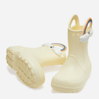 Дитячі гумові чоботи для дівчинки Crocs Handle It Rainbpw Rain Boot Kids 210026-76O 25-26 Молочні (196265679614) - зображення 3