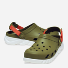 Жіночі крокси Crocs Duet Max II Clog 208776-3UA 38-39 Хакі (196265720682) - зображення 3