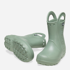 Дитячі гумові чоботи для хлопчика Crocs Handle Rain Boot Kids 12803-308 32-33 Салатові (196265744558) - зображення 3