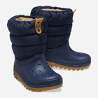 Śniegowce chłopięce ocieplane Crocs Classic Neo Puff Boot K 207684-4PQ 30-31 Granatowe (196265749577) - obraz 3