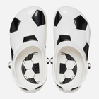 Підліткові крокси для хлопчика Crocs Classic Soccer Ball clog Kids 210157-103 36-37 Білі (196265769520) - зображення 4