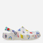 Дитячі крокси для дівчинки Crocs Classic Doodle Print Clog K 210356-94S 29-30 Білі (196265775828) - зображення 1