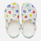 Дитячі крокси для дівчинки Crocs Classic Doodle Print Clog K 210356-94S 29-30 Білі (196265775828) - зображення 4