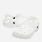 Жіночі крокси Crocs Classic 10001-100 38-39 Білі (883503185623) - зображення 4