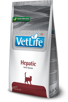 Сухий корм для кішок Farmina Vet Life Hepatic при хронічній печінковій недостатності