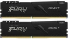 Оперативна пам'ять Kingston Fury Beast DDR4 2x16GB/3200 Black (KF432C16BB1K2/32)