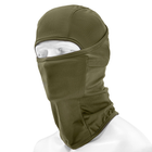 Балаклава тактична One size Олива Mil-Tec Kopfhaube Balaclava Tact. Offen Oliv (12110101)