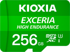 Karta pamięci Kioxia Exceria High Endurance microSDXC 256 GB (LMHE1G256GG2)