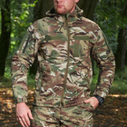 Демісезонна чоловіча Куртка Combat Softshell на флісі з Капюшоном та Липучками під шеврони мультикам розмір XL