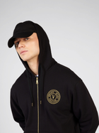 Толстовка на блискавці чоловіча Versace Jeans Couture vjc76gait02cf01tg89 L Чорна (8052019598490) - зображення 4