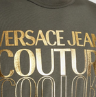 Футболка бавовняна довга чоловіча Versace Jeans Couture vjc76gaht10cj00tg14 2XL Сіра (8052019580594) - зображення 5