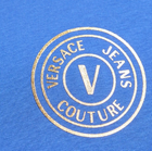 Koszulka męska bawełniana długa Versace Jeans Couture vjc76gaht02cj00tg20 3XL Niebieska (8052019597424) - obraz 5