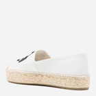 Espadryle damskie skórzane Tory Burch torb144346-109 37.5 (7.5US) Białe (196133575178) - obraz 3