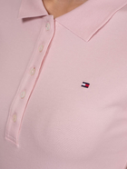 Polo damskie Tommy Hilfiger thww0ww37823tjq M Różowe (8720645826866) - obraz 3