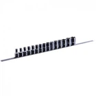 Набор головок Toptul 12-гранных на планке 1/2" 15ед. 8-24мм (GAAQ1602U-12)