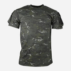 Тактична футболка Kombat UK TACTICAL T-SHIRT XXL Мультикам Чорна (kb-tts-btpbl-xxl)