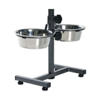 Стійка з мисками для собак Trixie 2 x 750 мл/15 см, h=27 см